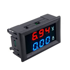 Amperimetro Voltimetro 0 100v 10a Dual Display Led Favix Dc