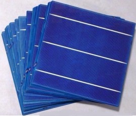 Clulas Placa Solar Fotovoltaica 156 X 156 Poli 100 Unidades