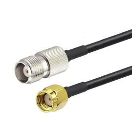 Cabo Pigtail Rgc58 1 Metro Conector Tnc Femea X RP-Sma Macho