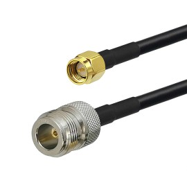 Cabo Rgc58 Adaptador Extensor 5 Metros N Femea x SMA Macho
