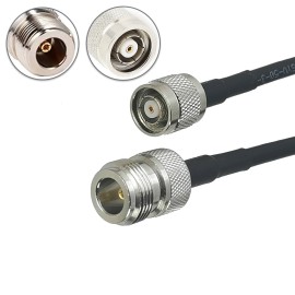 Cabo Pigtail Rgc58 50cm Com Conector N Fmea x RP-TNC Macho