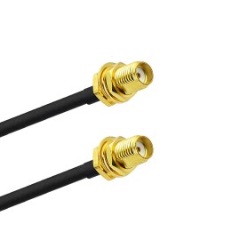 Cabo Extensor Rgc58 Emenda 50cm Conector Sma Femea/Sma Femea