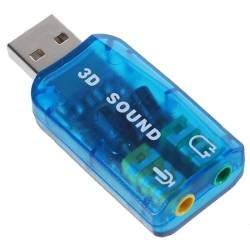 Placa De Som Usb 3d 5.1