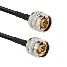 Cabo Pigtail Rgc58 2 Metros Com Conectores N Macho + N Macho